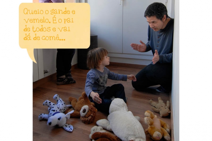 Queio o gande e vemelo. É o pai de todos e vai dá de comê...
